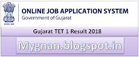 Gujarat TET 1 Result 2018