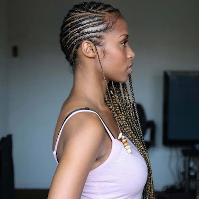 23 Jumbo Lemonade Braids Hairstyles With Beads To Copy In 2019