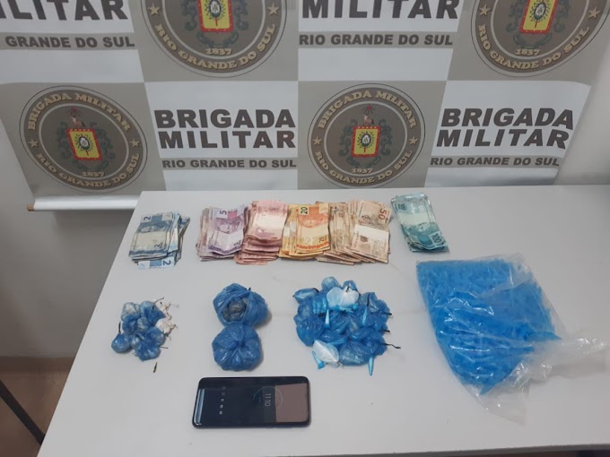 Brigada Militar realiza quatro prisões por tráfico de drogas em Gravataí