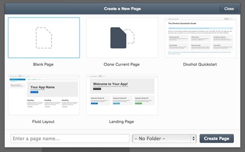 Divshot-diseño web