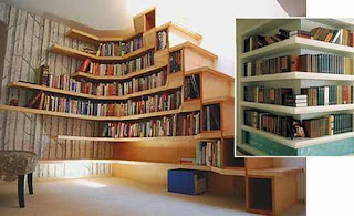 Minimalist Book Storage Area