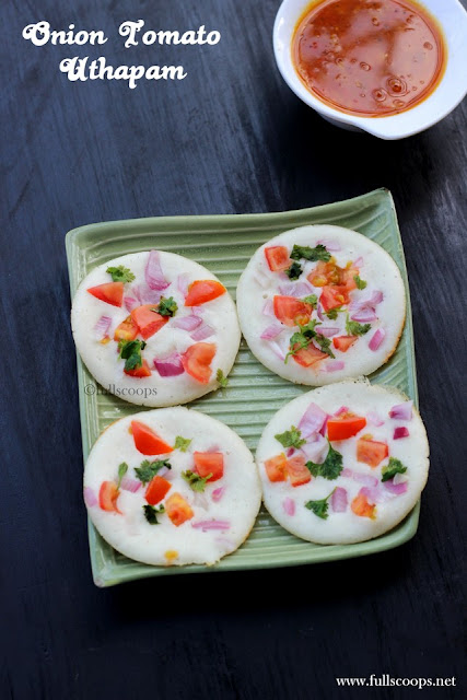 Onion Tomato Uthapam