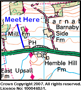 Map of the Cross Keys Inn Area