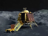 Chandrayaan-3 spacecraft lands on the moon in 'victory cry of a new India'.