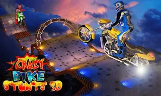 Screenshots of the Crazy bike stunts 3D for Android tablet, phone.