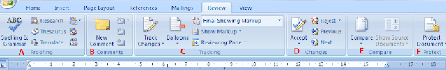 Tab Review Ms Word 2007