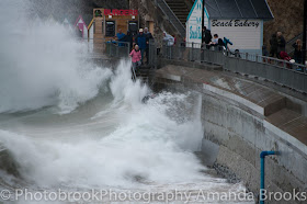 Storm waves in Newquay
