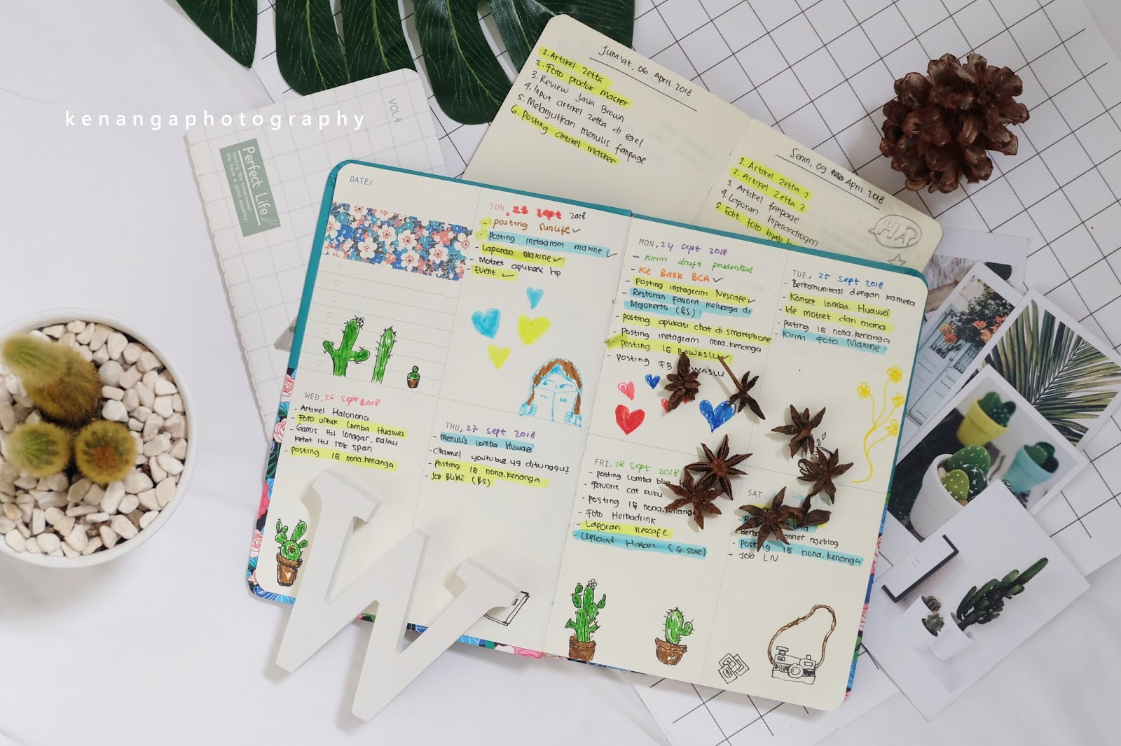 Bagaimana saya Mengatur Weekly Planner
