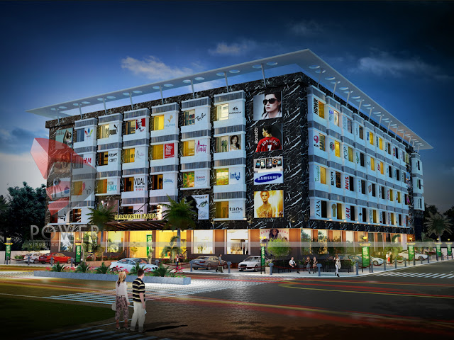 3D Rendering Shopping Mall & Multiplex