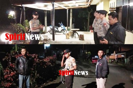 Antisipasi Kejahatan Malam Hari, Kapolsk  Tinggimoncong Gowa, Iintens Laksanakan Mobile Hunting 