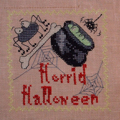 Horrid Halloween Biscornu