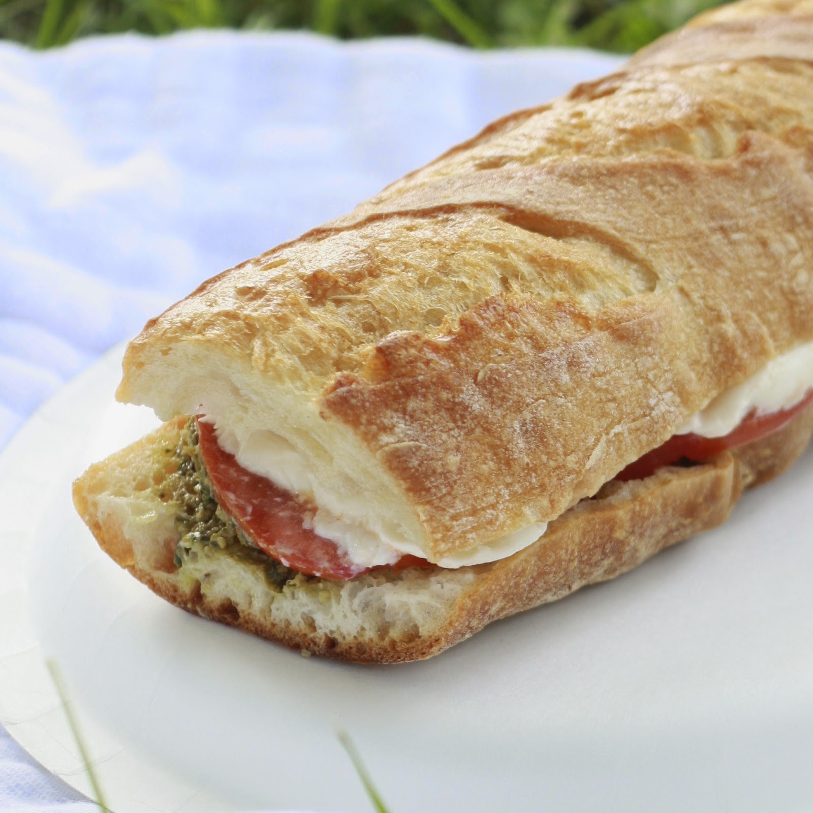 Pressed Caprese Sandwiches | The Sweets Life
