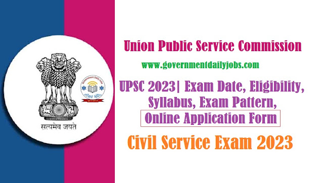 UPSC CSE 2023 Notification details