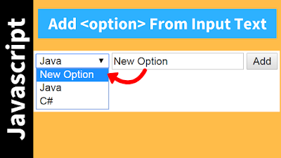 add item to drpdown list using javascript