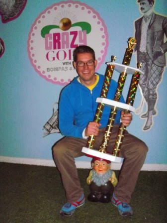 Richard Gottfried - winner of the Crazy Golf with Bompas & Parr Championship in 2012