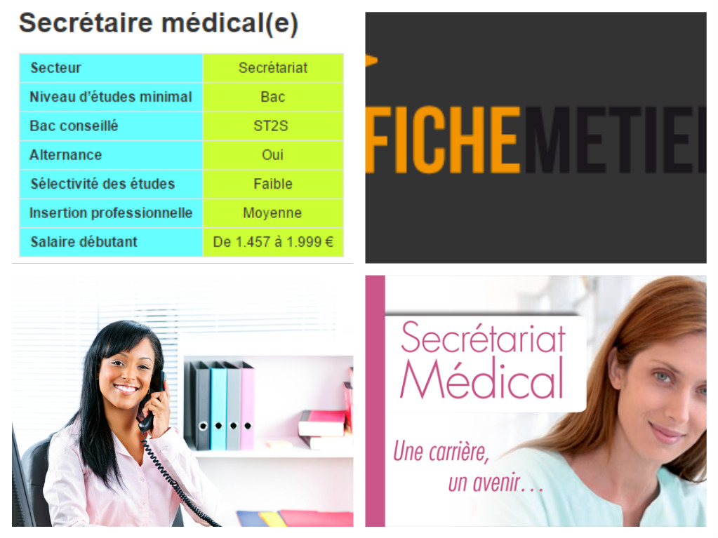 Fiche metier secretaire medicale