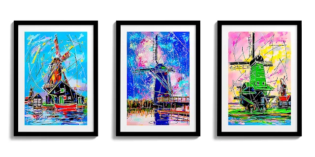 Incography, print of art netherlands digital art in frame, print for sale, Kleine Atelier Online gallery art Amsterdam