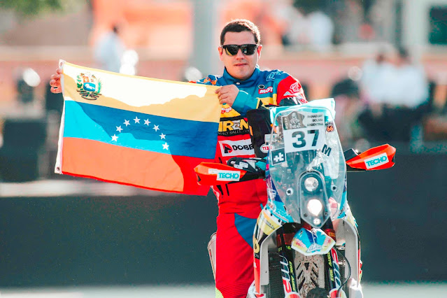 RALLY DAKAR: Motociclista venezolano Nicolás Cardona retorna al Rally Dakar en Arabia Saudita.