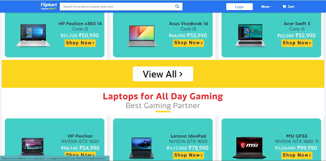 Flipkart  Laptop Bonanza Sale