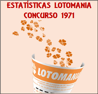 Estatísticas lotomania 1971 análises das dezenas