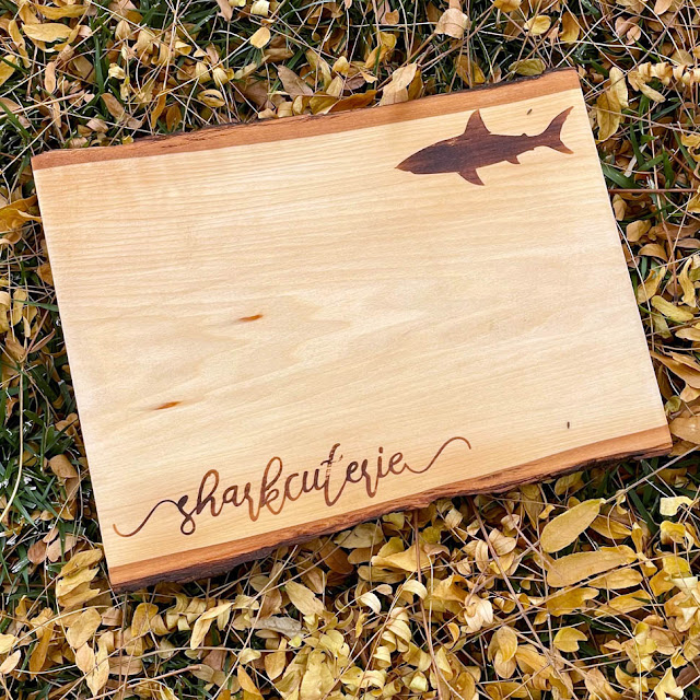 Charcuterie Board Designed & Made By Thistle Thicket Studio. www.thistlethicketstudio.com