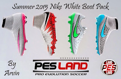 PES 2013 Nike Summer 2015 White Boots By Arvin
