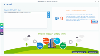 Kernel Import PST to Office 365 ,  PST to Office 365