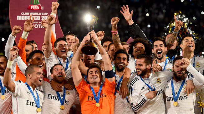 Real Madrid, Campeón del Mundial de Clubes de la FIFA 2014. Derrotó (a medio gas, casi caminando) al San Lorenzo de Argentina por marcador de 2-0, con goles de Sergio Ramos y Gareth Bale | Ximinia