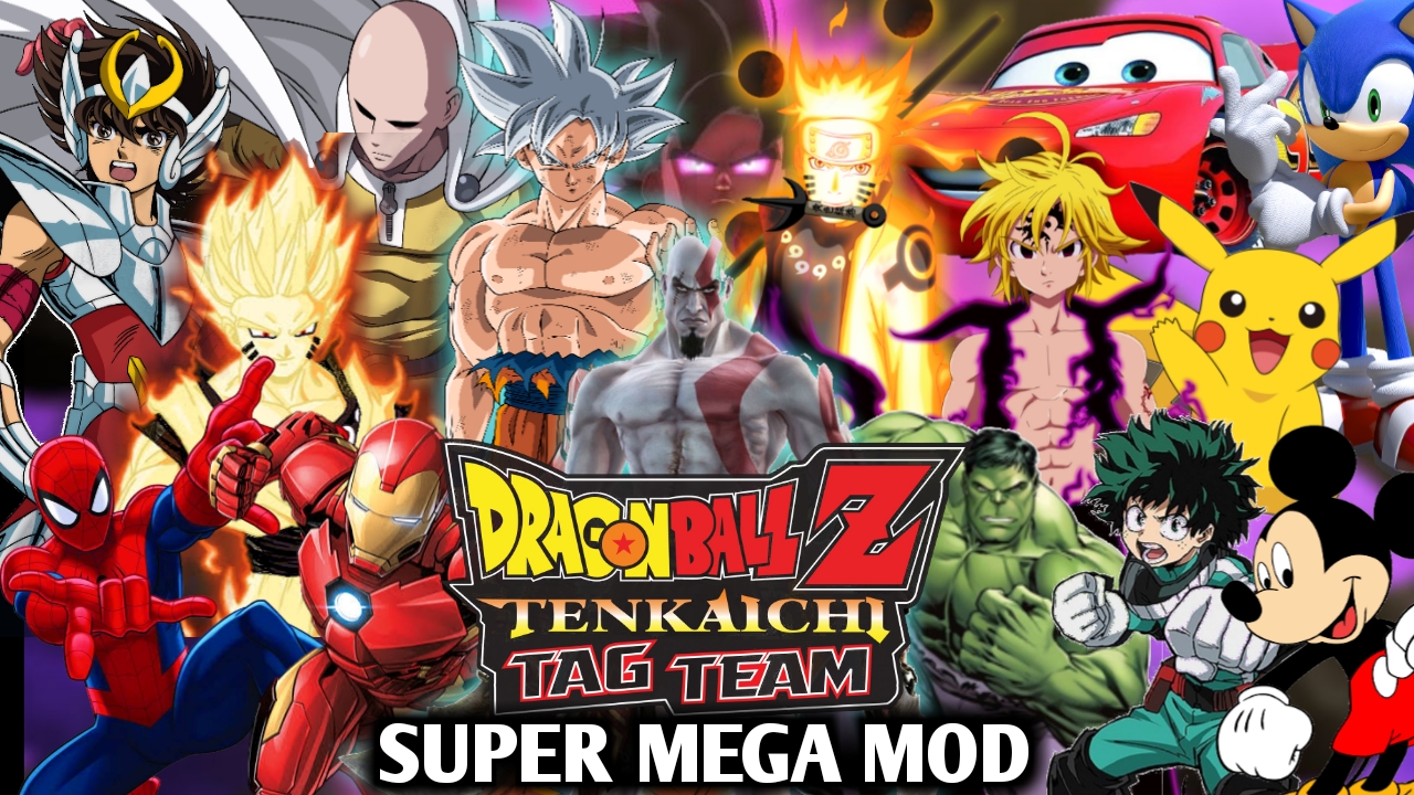 Android PSP Game DBZ Tenkaichi Tag Team Mod Anime Crossover