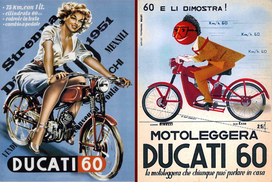 Ducati 60 advertising