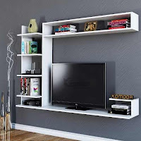 Muebles de madera para la TV con planos