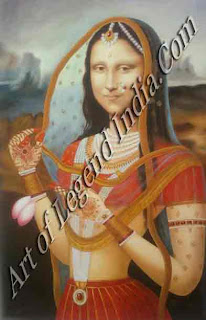 monalisa Indian painting