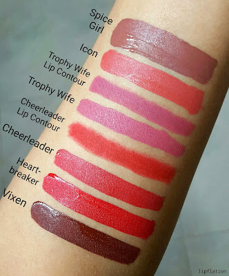 huda beauty liquid matte swatches