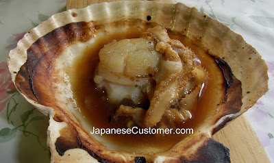 100 yen scallop japan #japanesecustomer