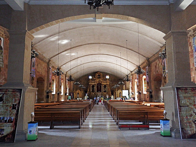 inside view of Miagao Church Iloilo