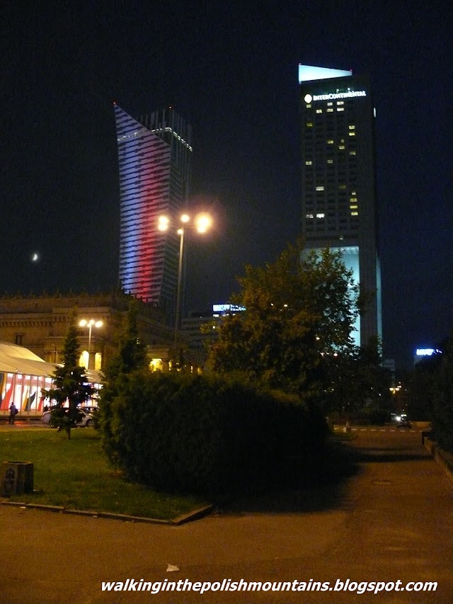 Warsaw at night