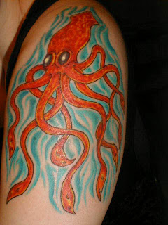 sushigoth squid tattoo