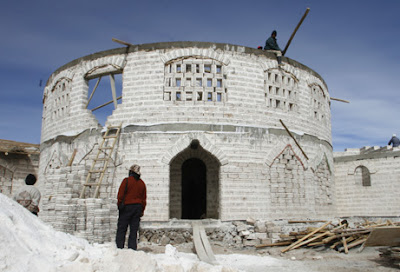 Hotel Built Entirely From Salt