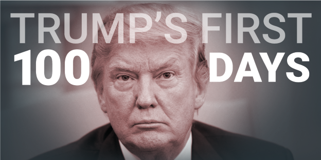 Trump's first 100 days: Here's how they compare with Obama's, Bush's, and Clinton's