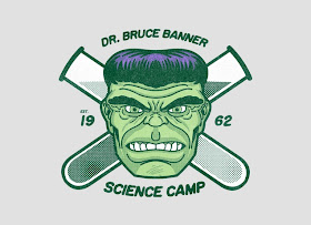 Marvel x Threadless The Incredible Hulk T-Shirt Collection - “Dr. Bruce Banner Science Camp”