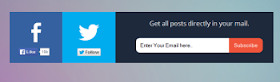 Tutorial Membuat Sosial dan Box Subscribe Widget Cantik