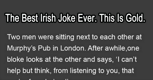 The Best Irish Joke Ever. The Murphy Twins.