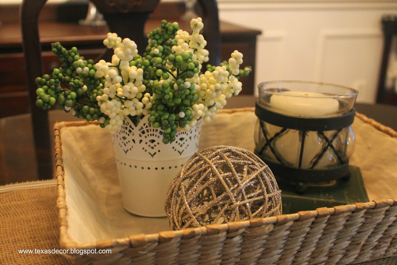 Texas Decor Dining Room Table Centerpiece And A Few Other Changes