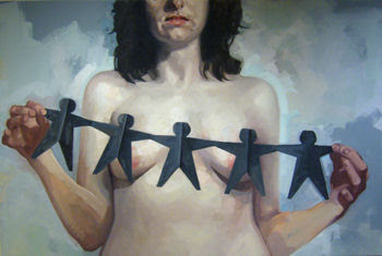 Ann Piper – Censored – Oil on Canvas