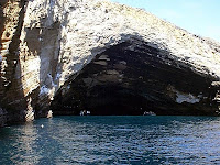 Tagus Cove at Darwin Volcano, Isabela Island, Galapagos