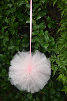 Pom Pom Princess, Light, Pink, Tulle Pom Pom, 25cm