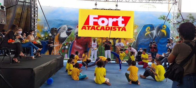 Michele Bolsonaro participa de inauguração de creche em Ceilândia