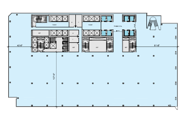 Picture of north tower lobby floor plan