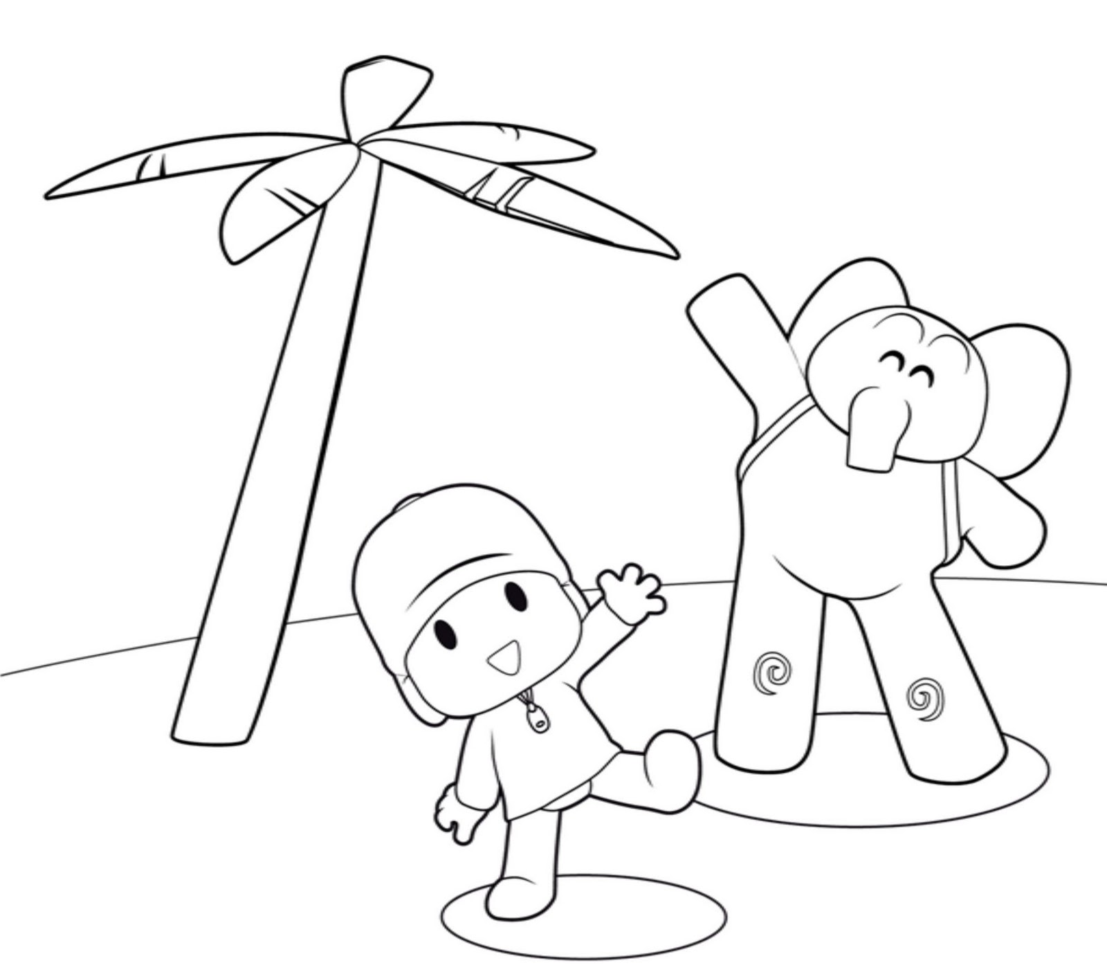 Pocoyo Coloring Pages