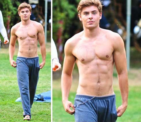 Yes a Zac Efron Bulge What a picture If anyone has his number could they